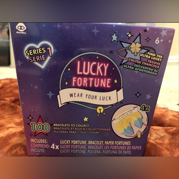 Lucky Fortune x4 Wear Your Luck Fortune Cookie Chinese Take-Out Box Series1 - Picture 6 of 7